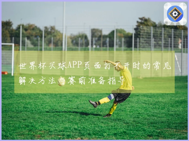 世界杯买球APP页面打不开时的常见解决方法与赛前准备指导
