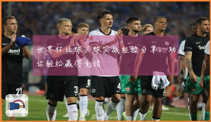 世界杯让球买球实战经验分享，助你轻松赢得竞猜