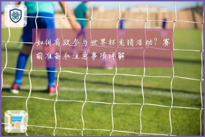 如何有效参与世界杯竞猜活动？赛前准备和注意事项详解