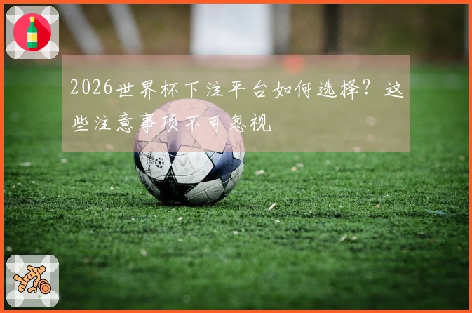 2026世界杯下注平台如何选择？这些注意事项不可忽视