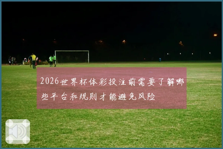 2026世界杯体彩投注前需要了解哪些平台和规则才能避免风险
